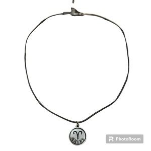 Aries charm necklace